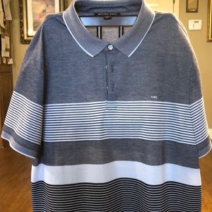 Michael Kors polo shirt, blue, XL